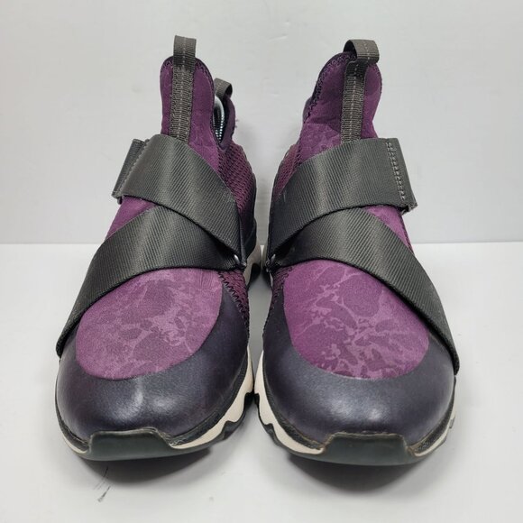 Sorel Kinetic Sneak Women's Purple Knit Slip On Sneakers NL3374-506 US Size 8.5 - Picture 3 of 10